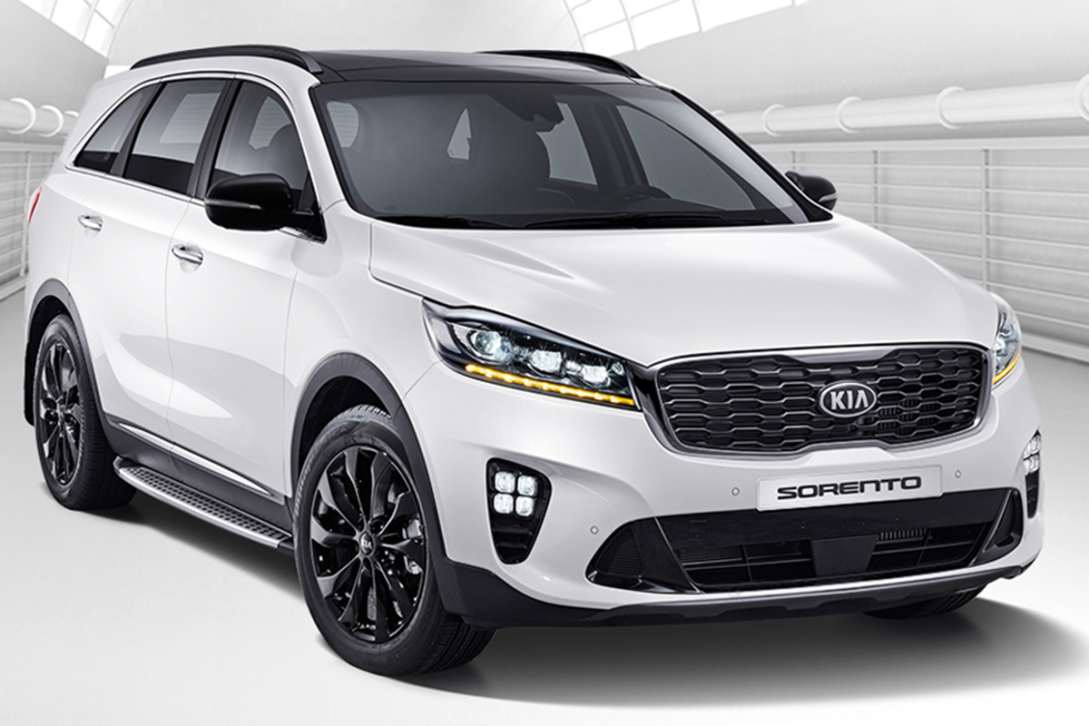 The Kia Sorento has received some mid-life tweaks, including revisions to the head and tail-light clusters.
